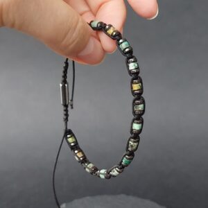 Meeste käevõru, aafrika türkiis, hematiit